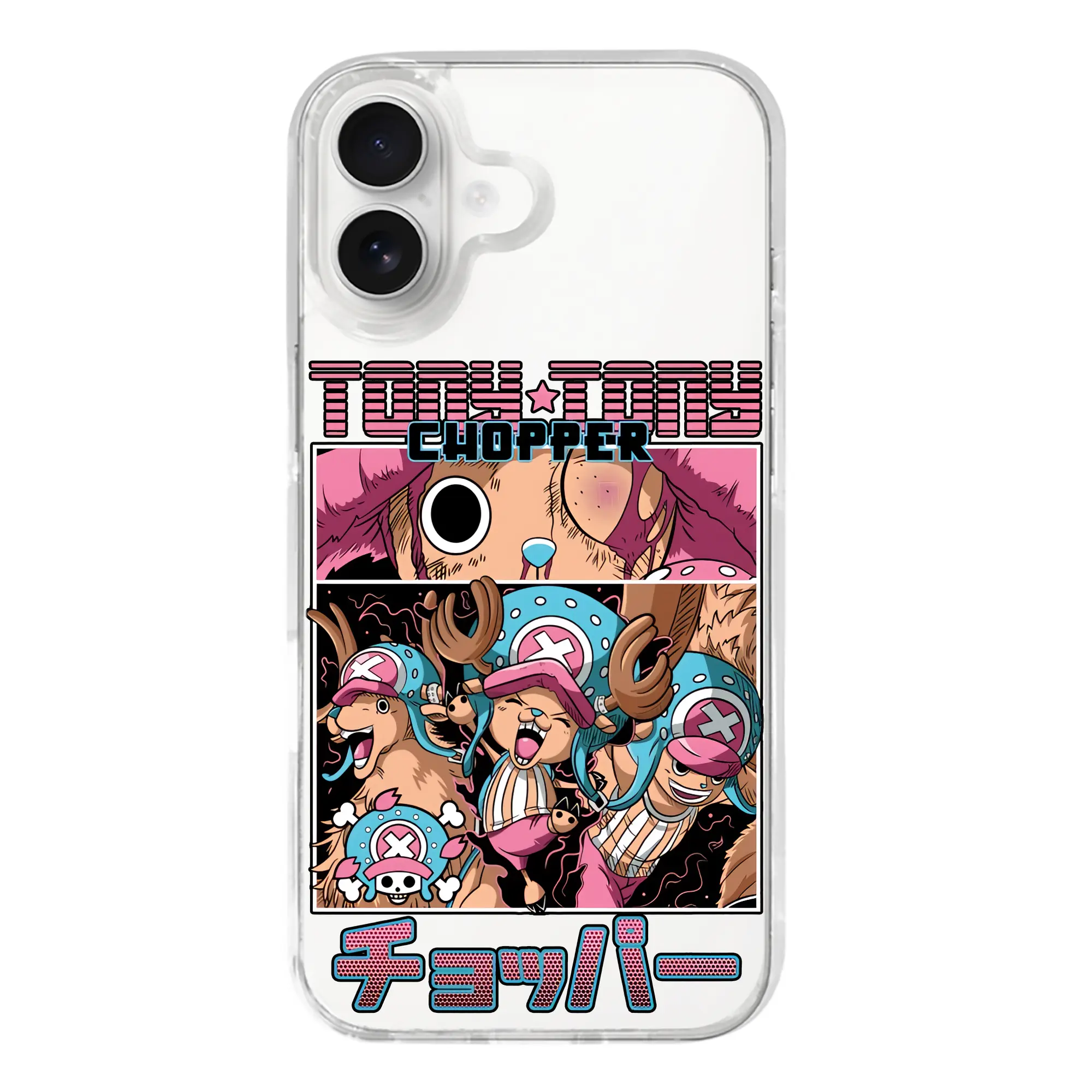 ワンピース グッズ トニートニー・チョッパー - iPhone 17シリーズ 透明スマホケース – 薄型・耐衝撃・精密フィット保護カバー